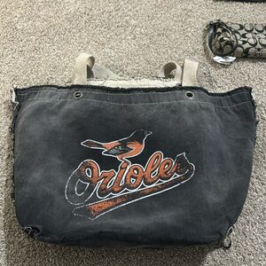 Baltimore Orioles large tote bag